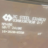 NM500 pelapis penghancur penambangan HB470-530 baja tahan abrasi ekstrim 12-120mm