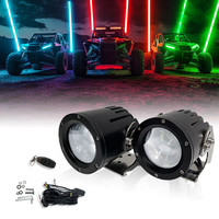 Lampe Laser bleue et verte et rouge pour voiture Led travail ATV Spot faisceau Pod LED Laser fouet lumière pour chariot élévateur pour moto