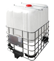 Conteneur IBC de stockage de liquides de 1000 litres (275 gallons), matériau HDPE de qualité alimentaire, réservoir d'eau en plastique, prix de gros