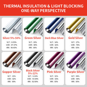 95% UV argent One Way Vision miroir fenêtres réfléchissantes teinte <span class=keywords><strong>Film</strong></span> solaire pour la construction - Product Image 6