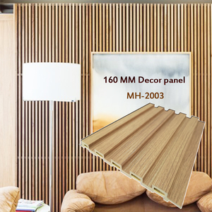 Panel de Pared Interior de WPC con Aspecto de Madera Marrón Natural Relajante para Dormitorio, Sin Tacto 3D, Sin Formaldehído - Product Image 2