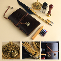 1 ensemble de stylos à plumes Vintage colorés, ensemble de calligraphie avec stylo, boîte-cadeau, emballage parfait