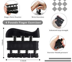 Hot Bán tay có thể điều chỉnh Grips ngón tay Pinch carpal <span class=keywords><strong>Expander</strong></span> cho cổ tay sức mạnh tăng mùa xuân ngón tay Pinch carpal <span class=keywords><strong>Expander</strong></span> - Product Image 2
