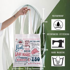 Bolsa de Compras Reutilizable con Diseño del Álbum One Last Night, Regalo para Fans de la Música <span class=keywords><strong>Country</strong></span>, Mercancía del <span class=keywords><strong>Cantante</strong></span> - Product Image 3