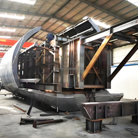 Chariot de coffrage sur mesure pour travaux de génie hydraulique et de tunnelisation, garantie 1 an, engin de construction avec certificat CE