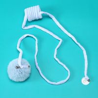 Jouet interactif pour chat en peluche avec ressort et boule, idéal pour le printemps, vente en gros