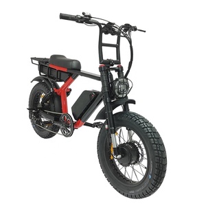 Motocicletas eléctricas de 2000W para hombres, estilo retro, con tracción total, 40ah, suspensión completa, todoterreno, para adultos. - Product Image 2