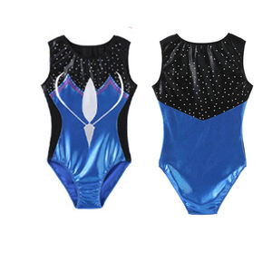 Body Senza Maniche per Ragazze, Abbigliamento per Allenamento in Palestra e Danza, Leotard da Ginnastica per Bambini con Strass a Forma di Fiore in Vendita - Product Image 3