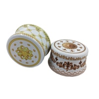 Grandes ventes boîte en métal petite boîte hermétique ronde pour Matcha grain de café thé chocolat gâteau stockage