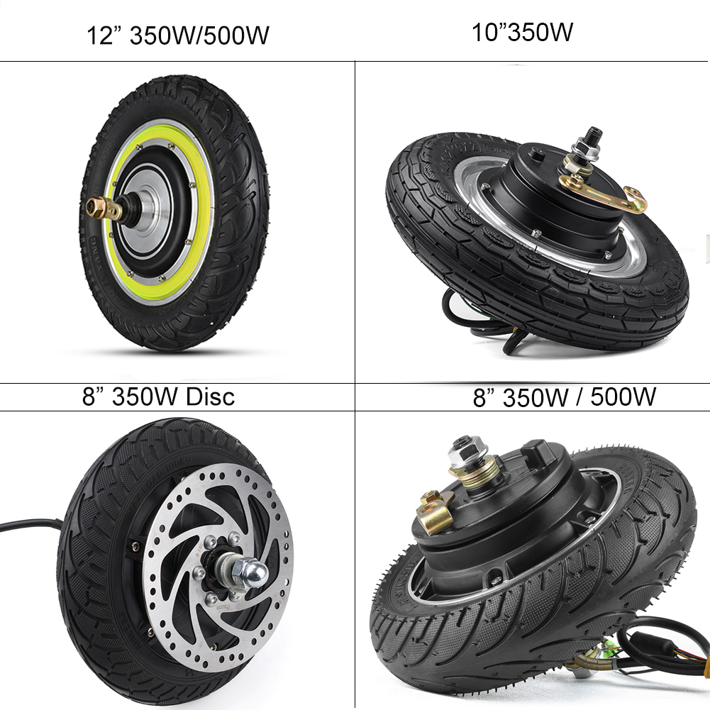24V 36V 48V 350W 500W 電動スクーター用ハブモーターホイール