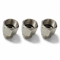 Adaptateur hexagonal en acier inoxydable 304 BSPP BSPT, filetage mâle 1/2 pouce, forgé à froid, robuste, classe 150, surface lisse, raccords de tuyauterie