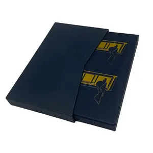 Luxe Gepersonaliseerde Briefkaart Geschenkdoos Uitnodiging Brief Papier Doos Aangepaste Logo Lade Envelop Doos