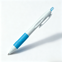 Stylo bille rétractable Mitsubishi JETSTREAM SXN-150-07 0,7 mm, encre à faible viscosité, séchage rapide, rechargeable, fabriqué au Japon pour l'école