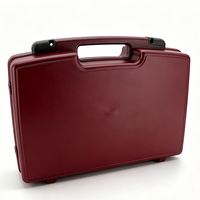 U-S008 Boîte de rangement robuste en plastique PP de 18 pouces, portable, avec mousse EVA EPE PU découpée sur mesure