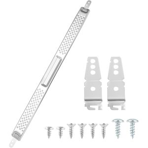 Kit de soporte de montaje para lavavajillas W10426979, 24 pulgadas, acero galvanizado plateado, para lavavajillas Whirlpool, KitchenAid y Maytag - Product Image 1
