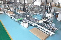 Línea de Producción de Muebles Inteligente TechPro (TPM1325E-2PL) Router CNC para Fabricación de Paneles de Madera, Prensa y Cepilladora Automática