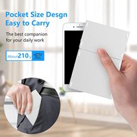 Personnalisé bi pli trois fois portable arabe espagnol clavier pliant silencieux pliable clavier à trois volets pour hp hdx18
