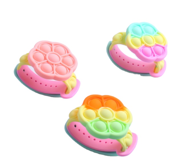 Популярный детский Противомоскитный браслет Спиннер push pop браслет