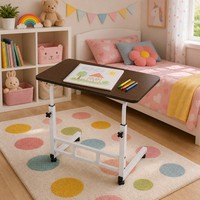Bureau d'ordinateur moderne de haute qualité avec un design ergonomique et des pieds antidérapants pour les designers professionnels et les nomades numériques
