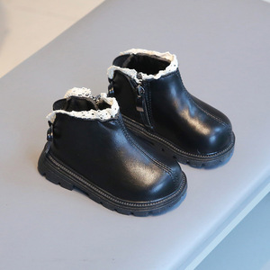 Wholesale New Design Winter Autumn Kids Snow Casual Boots Non-Slip Soft Children's Leather Shoes - Product Image 6