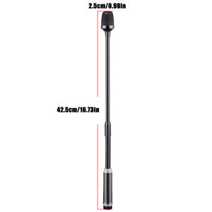 Micrófono de cuello de cisne con cable DJ Broadcast Metal Desktop 3Pin Xlr Male Flexible Hose Mic Diseño robusto Clear Sound Conference Stage - Product Image 5