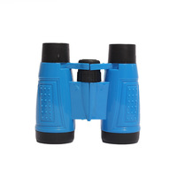 Jumelles d'extérieur pour enfants 6x30, télescope portable en plastique pour le camping et la randonnée, cadeau pour l'exploration de la nature des enfants