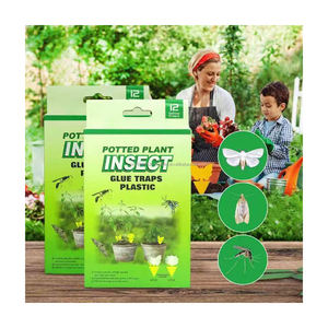 Trampas de Pegamento Desechables Amarillas de Gel Adhesivo de Doble Cara de Alta Adhesividad y Bajo Precio para Hormigas, Control de Plagas, Macetas - Product Image 1