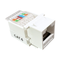 Plaque murale Ethernet en gros, 90 degrés, réseau modulaire, connecteur Keystone Cat6 non blindé, connecteur RJ45, terminaison par poinçonnage, 22-26 AWG
