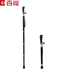 Bâton de marche télescopique Blum, longueur réglable 38-105 cm, bâton de randonnée en alliage de titane pour personnes âgées - Product Image 2