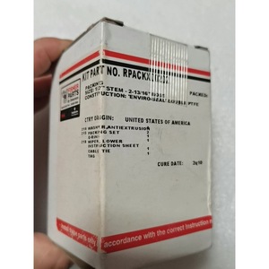 Kit di imballaggio Fisher RPACKX00202 1/2 Stem 2-13/16 <span class=keywords><strong>Boss</strong></span> Enviro-Seal PTFE per parti di valvole industriali - Product Image 1