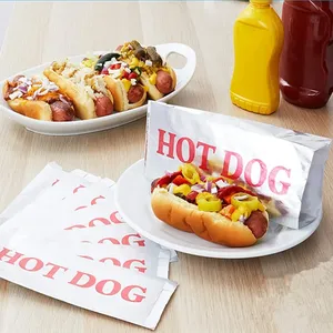 Sacs en papier d'aluminium de qualité alimentaire personnalisés pour la restauration rapide : hamburgers, hot-dogs, poulet frit, frites, sandwichs, kebabs - Product Image 5