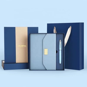 Biểu Tượng Tùy Chỉnh Da Refillable Máy Tính Xách Tay Bộ Quà Tặng Sang Trọng A5 Kế Hoạch 2024 Mới Đến Chương Trình Nghị Sự 6 Vòng Glod Chất Kết Dính Tạp Chí Nhật Ký - Product Image 3