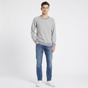 Men's Quality Casual Pullover <b>Sweatshirts</b> Cotton Summer Loose Fit Embroidered Logo Solid Pattern Good Quality Fleece - Product Image 1