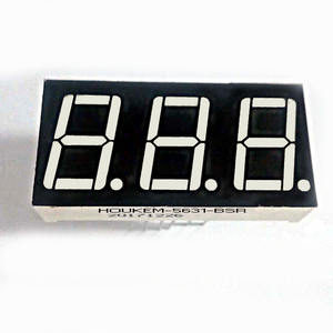 0,56 Zoll 3-stellige 7-Segment-<span class=keywords><strong>LED</strong></span>-Anzeige <span class=keywords><strong>LED</strong></span>-Modul Anzeige Weiße Farbe - Product Image 2