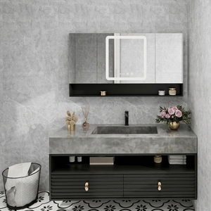 Panel <span class=keywords><strong>de</strong></span> Pared <span class=keywords><strong>de</strong></span> PVC <span class=keywords><strong>con</strong></span> Acabado Brillante UV, Diseño Mármol, 1220x2440mm, 3mm, Resistente al Fuego y al Agua, Diseño Moderno para Decoración <span class=keywords><strong>de</strong></span> Cocinas y Hoteles - Product Image 4
