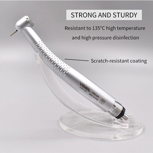 Pieza de mano de turbina LED dental con generador electrónico 5 LED Pieza de mano dental de alta velocidad Botón pulsador sin sombras Cojinete de cerámica - Product Image 4