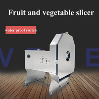 Elektrische 110V/220V groentesnijder, commerciële aardappelsnijder, fruitsnijmachine
