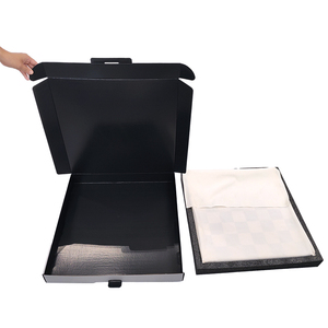 Boîte d'expédition en carton ondulé recyclable personnalisée de grande taille grise pour l'envoi de documents, de photos et de cadres photo - Product Image 1