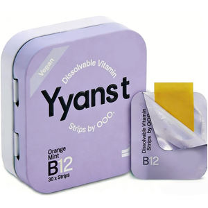 Bandes buvables de vitamine B12 pour adultes OEM/ODM, dissolution rapide, réduit la fatigue, soutient la santé cognitive, apporte de l'énergie, complément alimentaire - Product Image 1