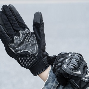 <span class=keywords><strong>Gants</strong></span> de <span class=keywords><strong>Moto</strong></span> Chauds à Doigts Complets pour Motard de Course avec Écran Tactile - Product Image 5