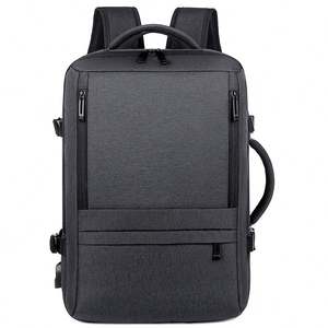 Waterproof Expend Design Custom Material Usb Port Business Travel Large Capacity Laptop Bag <b>Men</b> <b>Backpack</b> - Product Image 1
