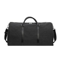 Sac de voyage cylindrique en toile cirée épaisse personnalisé avec logo, idéal pour le camping, le sport, les hommes et les femmes