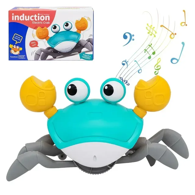 Interactive Crab Escape Electronic Toy for Babies Creative Crawling Pet Thanksgiving & Christmas Gift Baby Soothing Toy