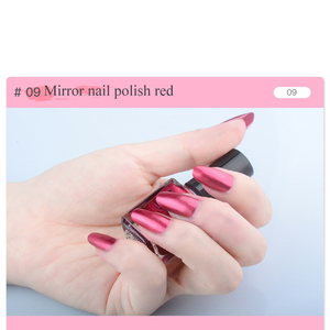 UE EE. UU. Vendedor caliente 17 colores Espejo Cromo Metálico Alta calidad Venta al por mayor <span class=keywords><strong>Esmalte</strong></span> <span class=keywords><strong>de</strong></span> <span class=keywords><strong>uñas</strong></span> - Product Image 2