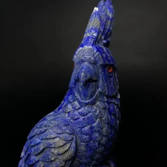 Lapislázuli hecho a mano de alta calidad, loro, lapislázuli