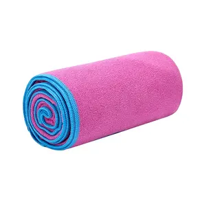 定制供应商健身垫超细纤维毛巾瑜伽带塑料袋超细纤维毛巾瑜伽