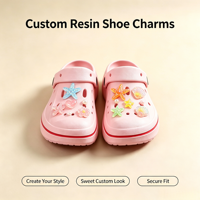 Accessoires de chaussures en résine personnalisés, breloques amovibles DIY pour sabots, décoration de chaussures