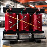 Transformateur de distribution triphasé à résine coulée de type sec série SCB10 IEC 60076 pour usine