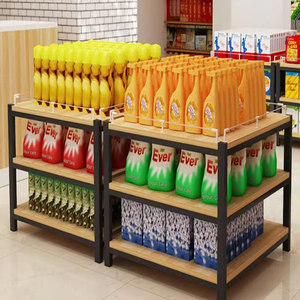 Estantería Metálica para Supermercado, Resistente, 4 Niveles, 50 kg por Nivel, Color Negro, Mueble Comercial Cuadrado - Product Image 2