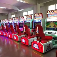 Machine de simulateur de jeu vidéo Mario Arcade à pièces Machine de jeu d'amusement de voiture de course pour les enfants